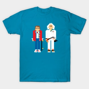 gotta get back in time 1980 pixelated characters T-Shirt